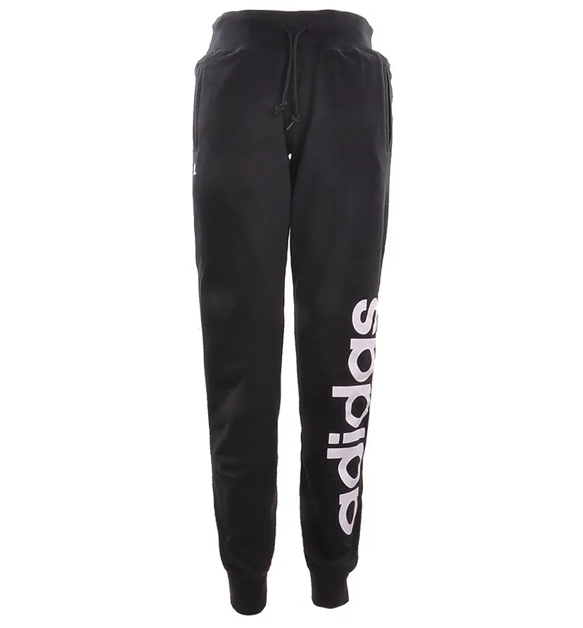 Adidas Pantalón Mujer Sport Essentials Linear Cuffed (negro)