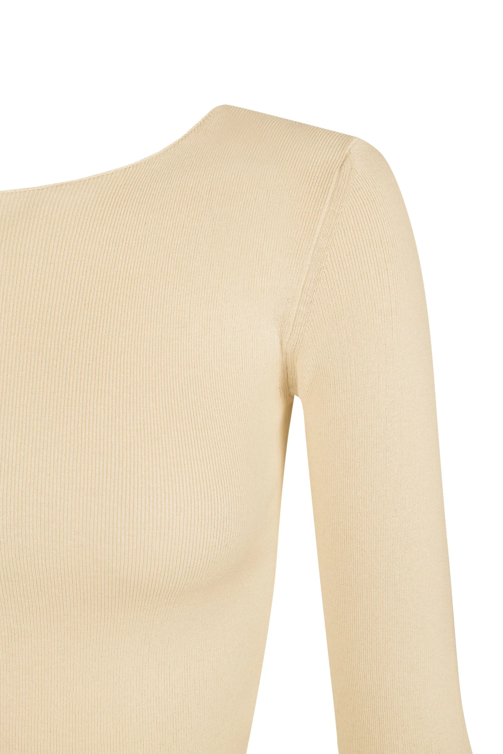 Alaska, ivory long sleeve sweater