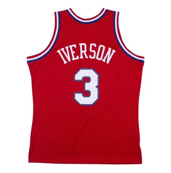 ALLEN IVERSON PHILADELPHIA 76ERS 0203 RED RETRO SWINGMAN