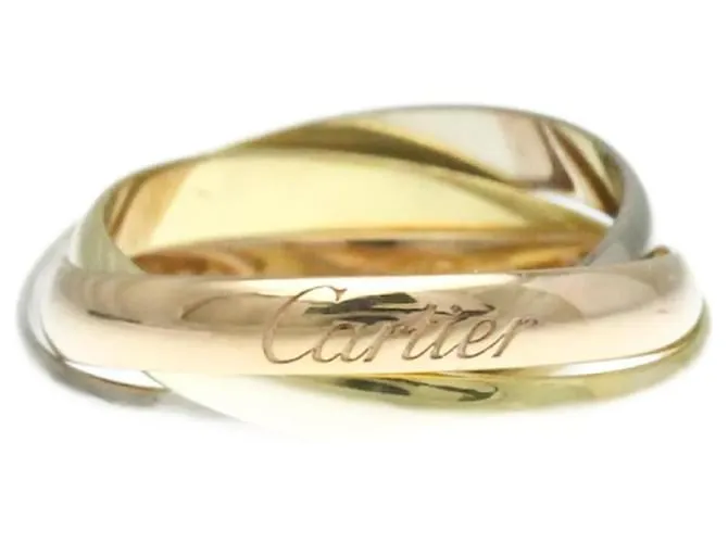 Anillo Trinity de Cartier Dorado 