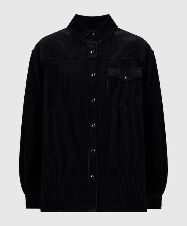 Anine Bing Black corduroy shirt