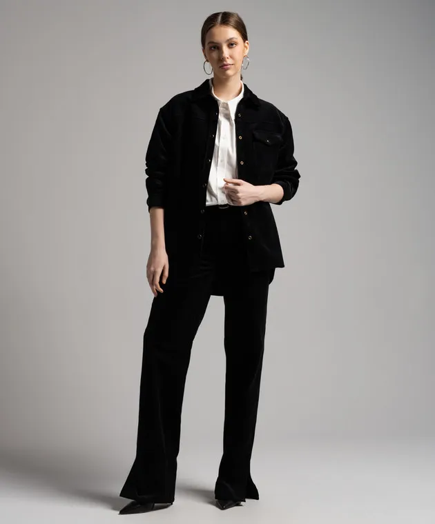 Anine Bing Black corduroy shirt