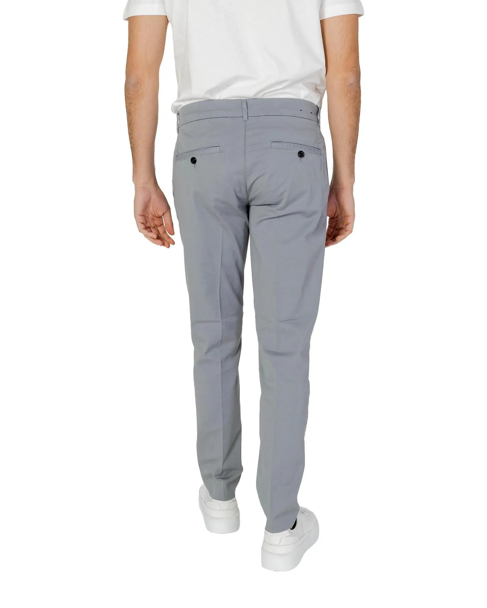 Antony Morato Cotton Blend Trousers with Front and Back Pockets