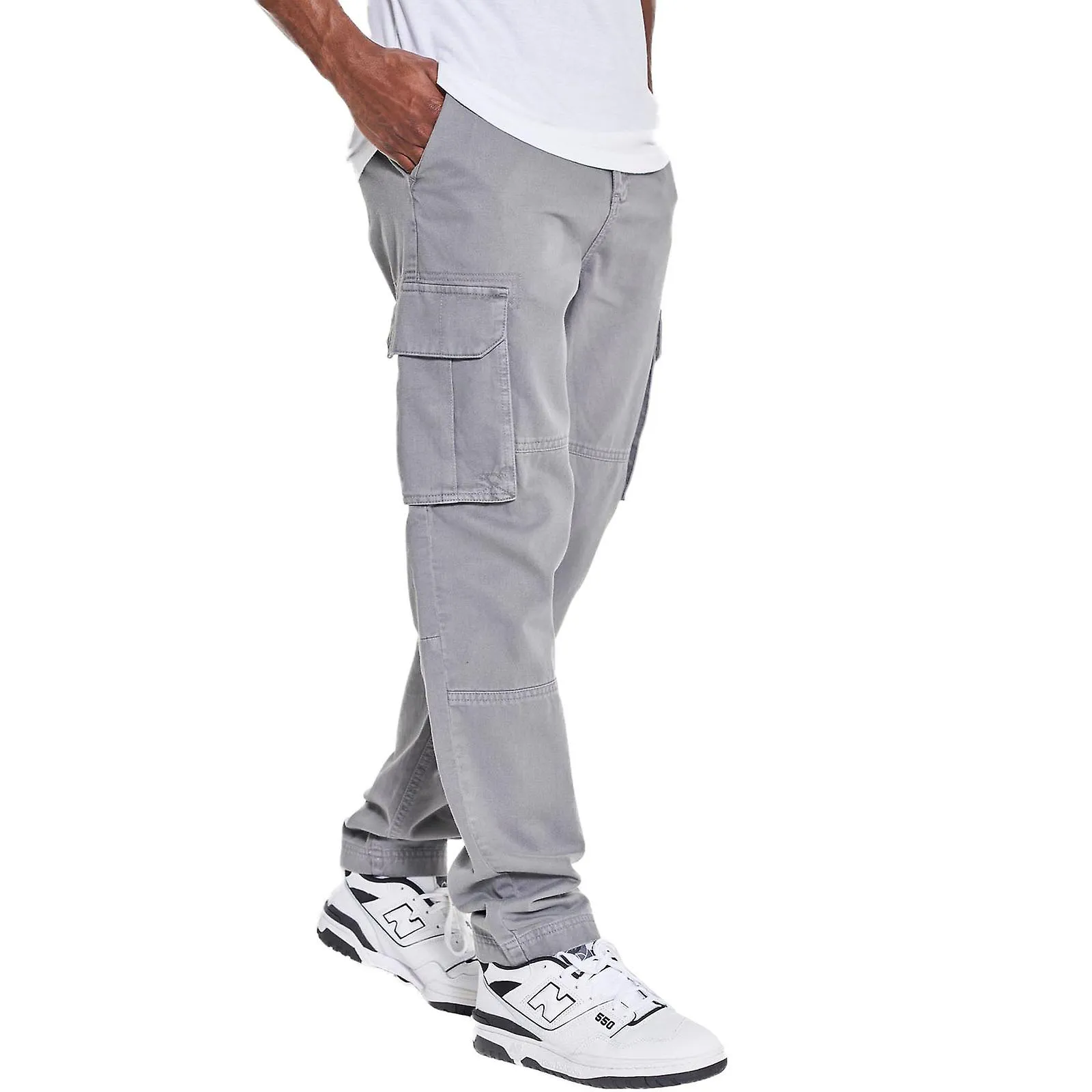 Bench Mens Sergei Multi Pocket Cotton Cargo Bottoms Pants