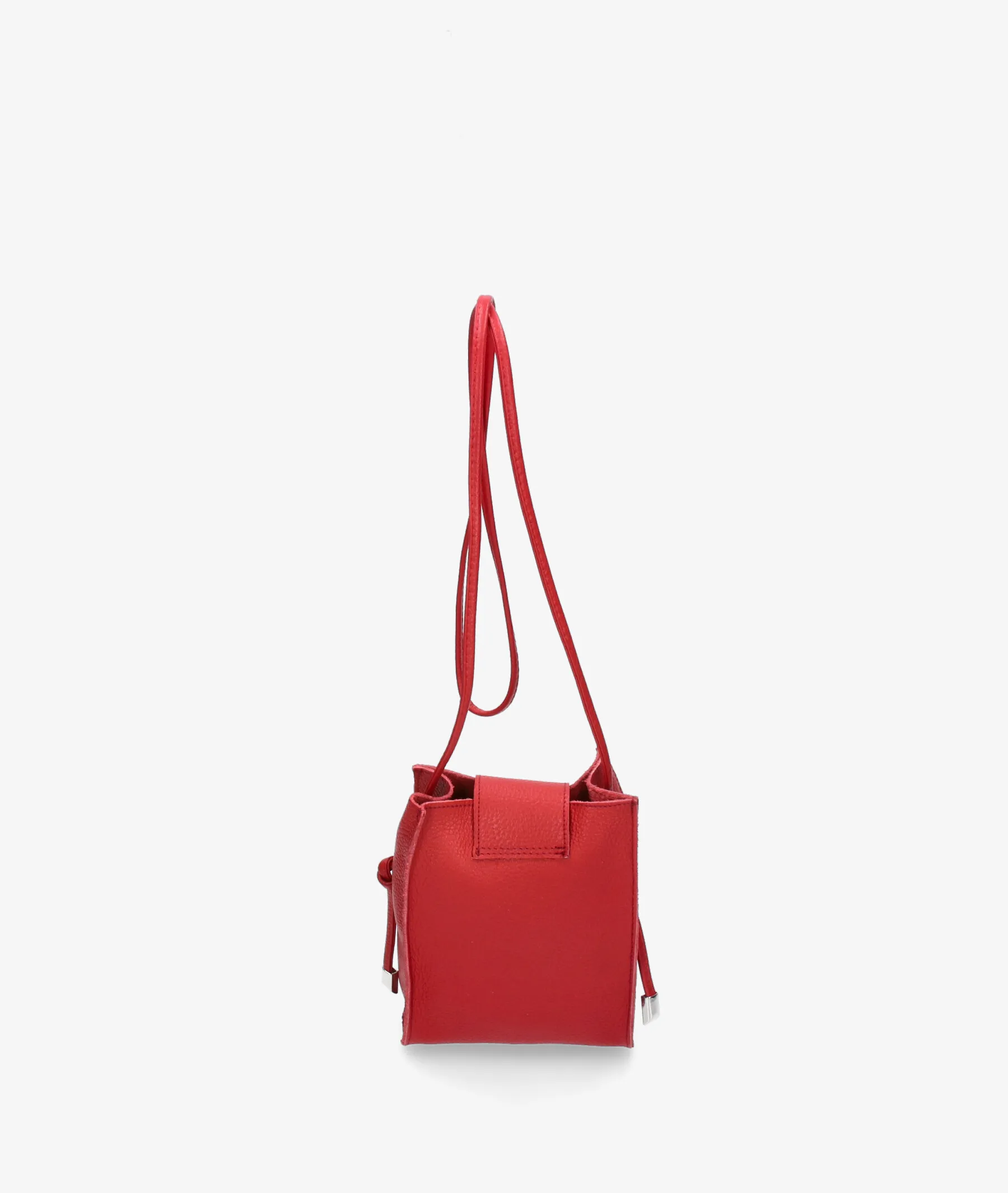 Bolso de piel bloom&you MINI BLOOM en rojo  Medidas 13 x 17 x 5 cmts