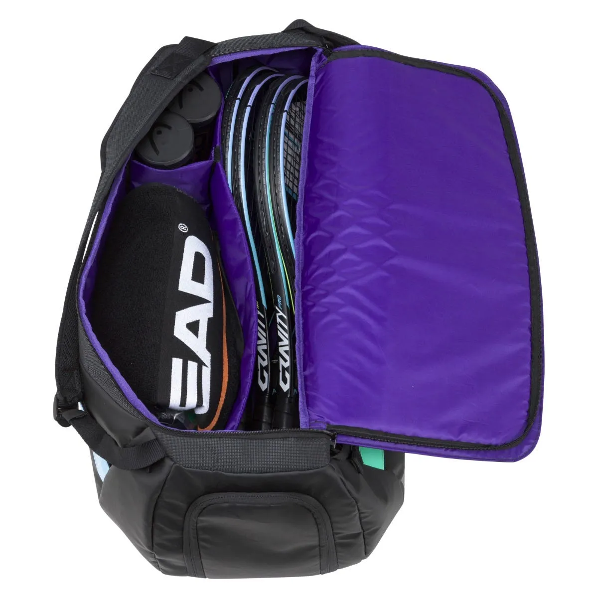 Bolso Tenis Head Gravity r-PET Sport Bag Negro 