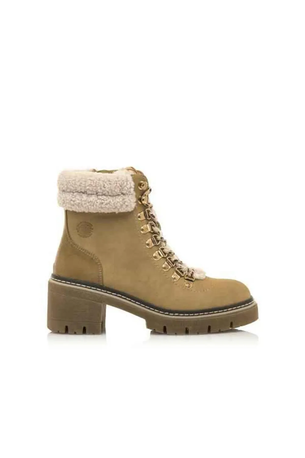 botas mujer mustang Doris High beige 50386