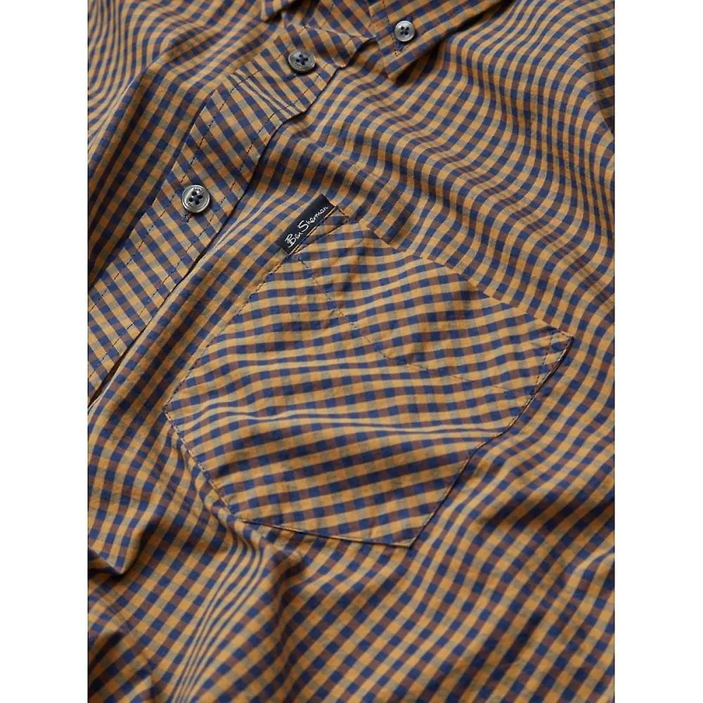 Camisa de manga corta BEN SHERMAN Ben Sherman Signature Core Gingham para hombre