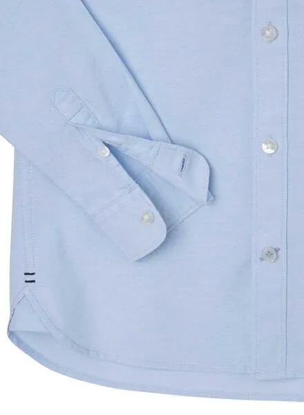 Camisa Pepe Jeans Divoll Oxford Azul Para Niño