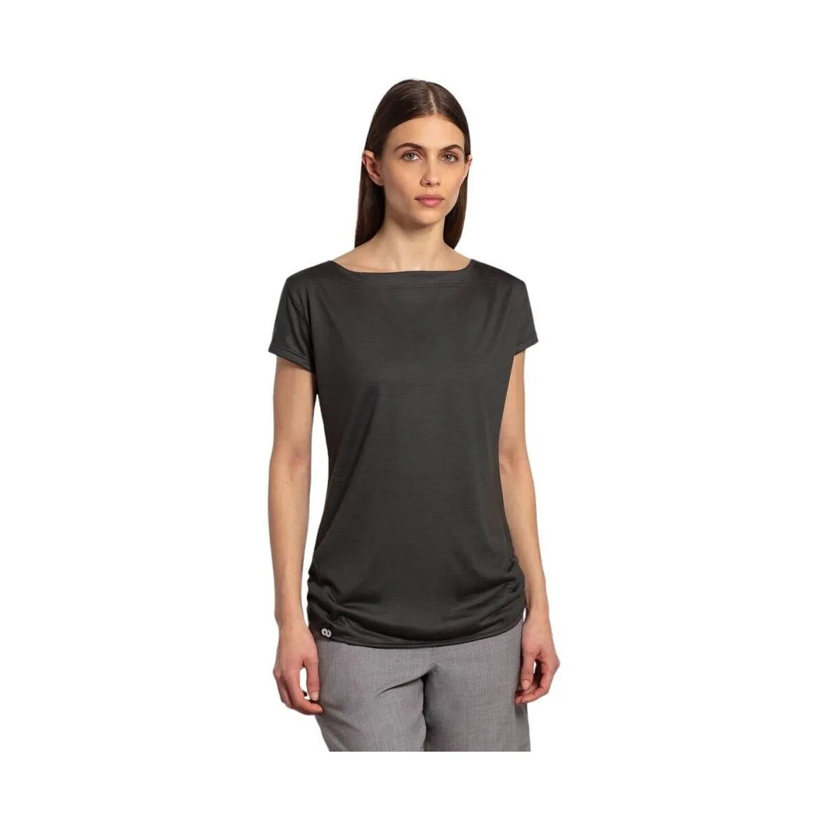 Camiseta Ava Merino 140 Mujer Dark Green