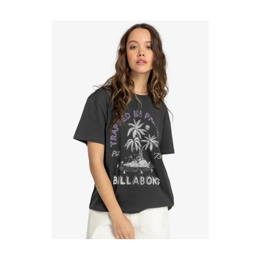 Camiseta Billabong Trapped in Paradise Para Mujer