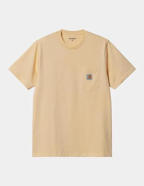 CAMISETA CARHARTT POCKET  CORNSILK