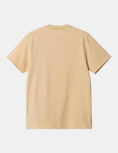 CAMISETA CARHARTT POCKET  CORNSILK