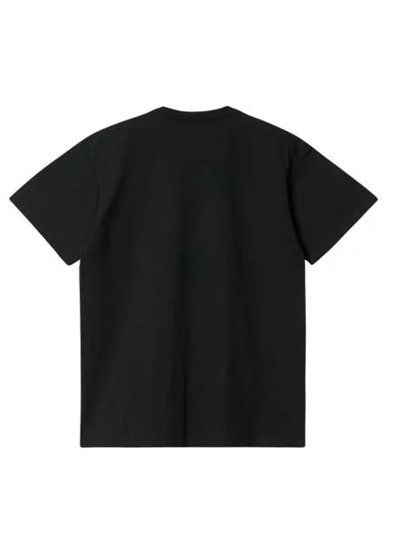 Camiseta Carhartt S/S Chase Black Para Hombre