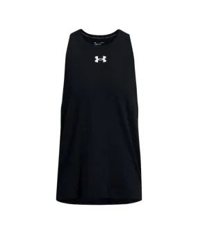 Camiseta de Baloncesto Under Armour BASELINE COTTON TANK Hombre Negro