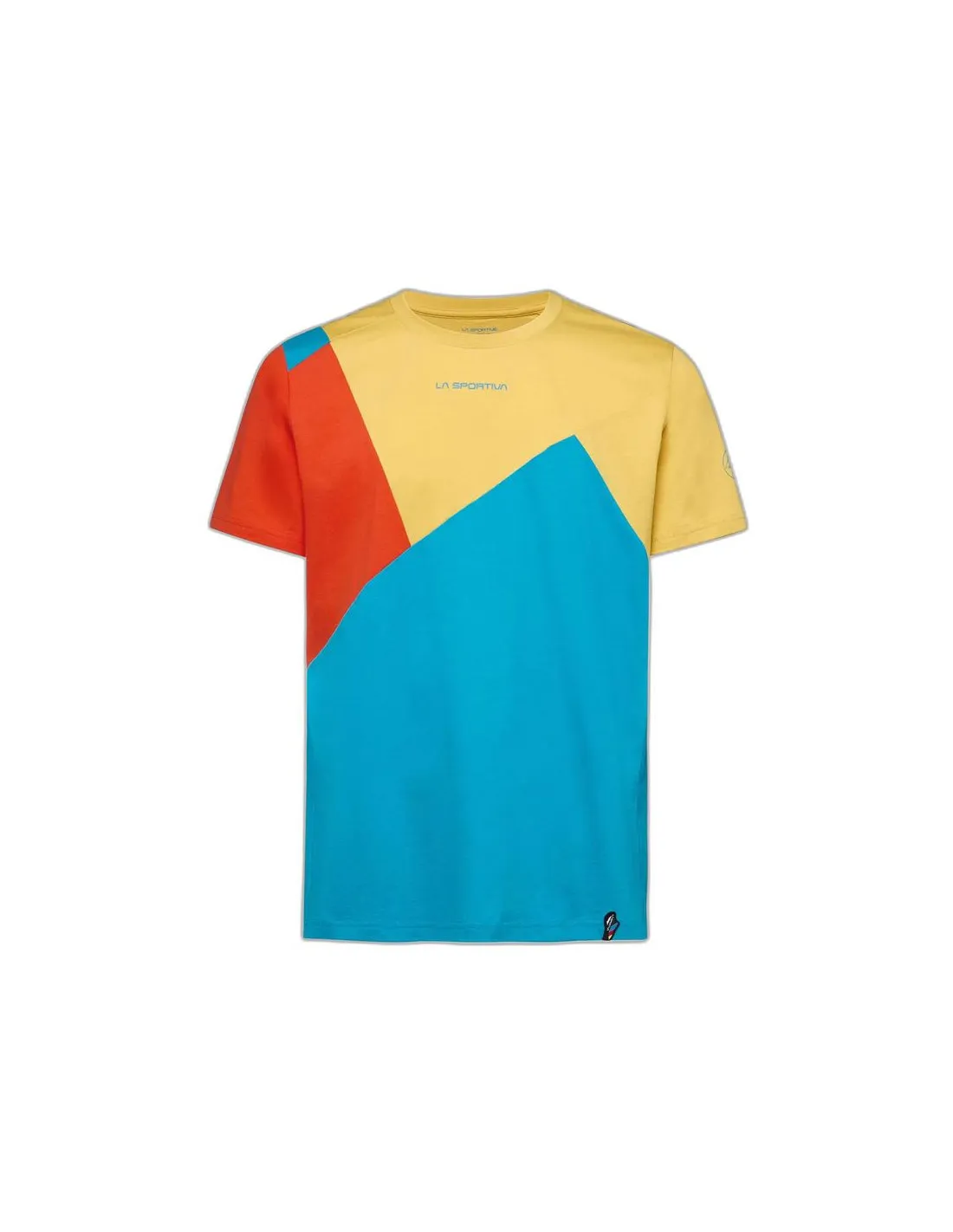 Camiseta de Escalada La Sportiva Dude Hombre Azul/Amarillo