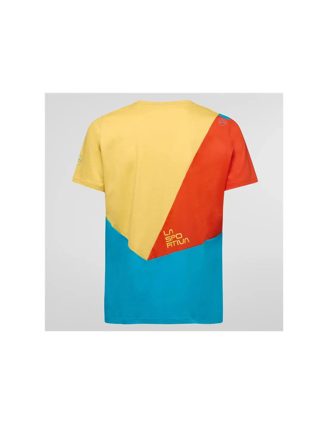 Camiseta de Escalada La Sportiva Dude Hombre Azul/Amarillo