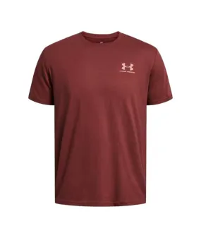 Camiseta de Fitness Under Armour Sportstyle LC Hombre Rojo