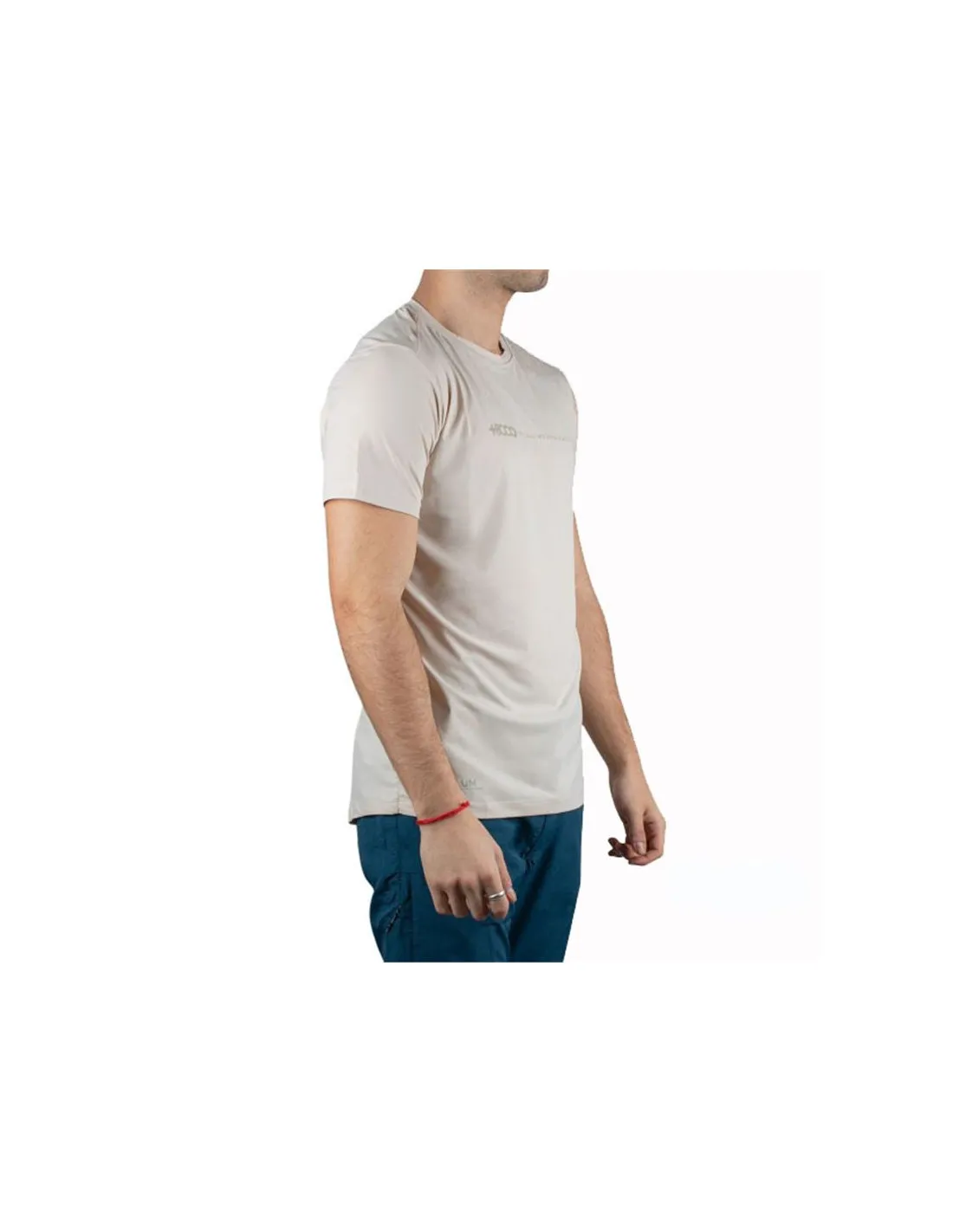 Camiseta de Montaña +8000 Uvero Beige Hombre