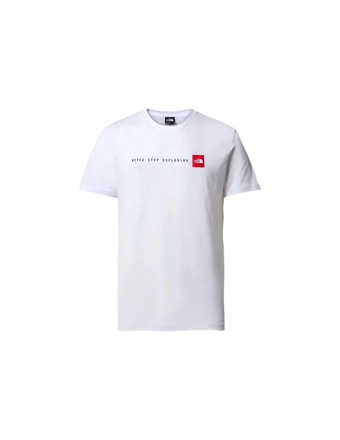 Camiseta de Montaña The North Face S/S Never Stop Exploring Hombre Blanco