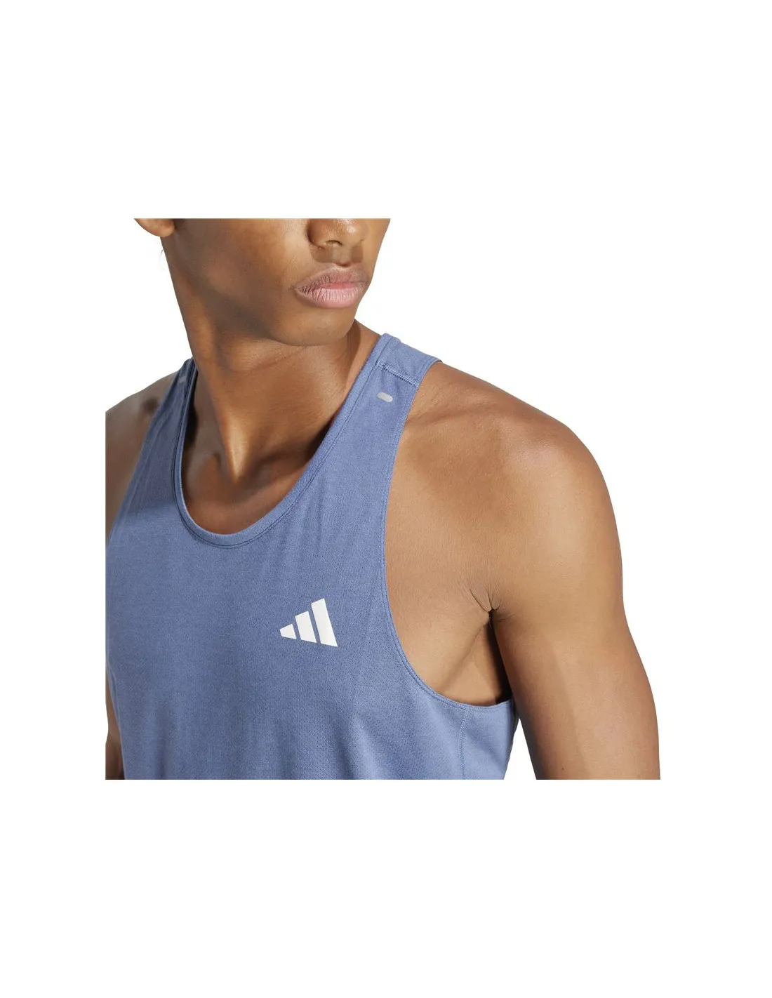 Camiseta de Running adidas Own the run 3Bandas Tank Hombre Tinado