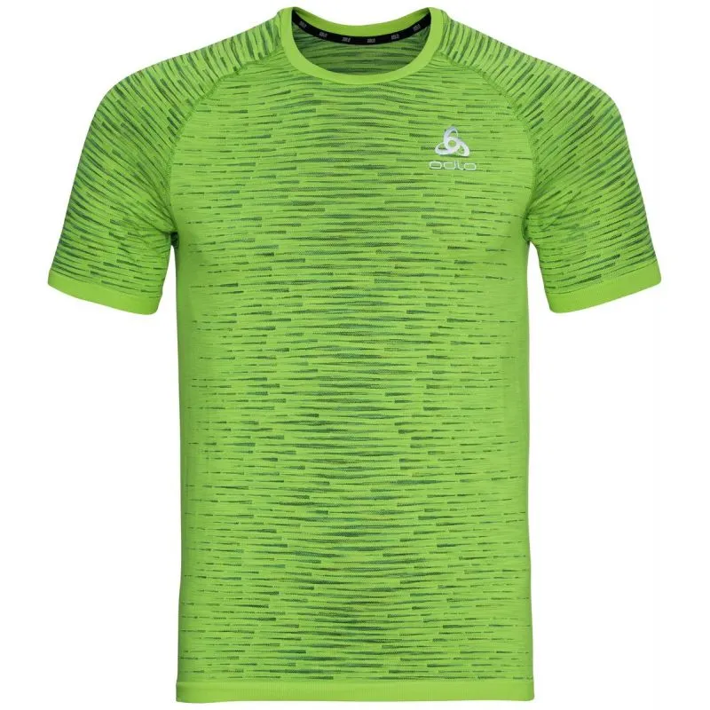 Camiseta de running Odlo Blackcomb Ceramicool (lounge lizard - space dye) Hombres