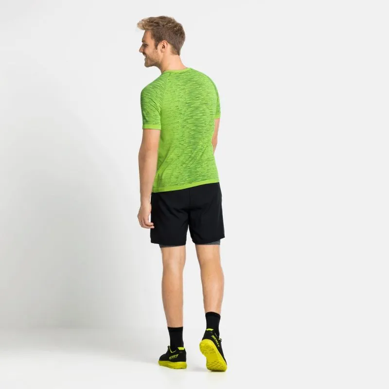 Camiseta de running Odlo Blackcomb Ceramicool (lounge lizard - space dye) Hombres