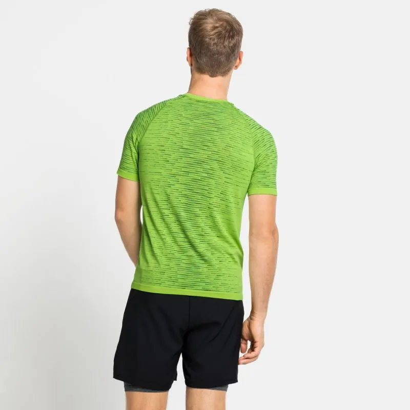 Camiseta de running Odlo Blackcomb Ceramicool (lounge lizard - space dye) Hombres