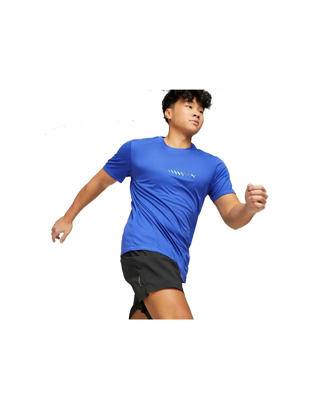 Camiseta de Running Puma Run Favorite Logo Hombre Royal