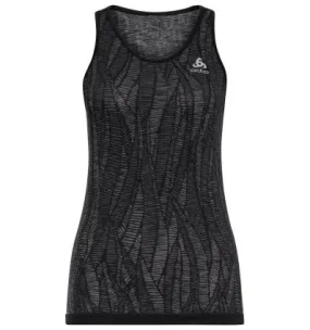 Camiseta de tirantes Odlo Crew Neck Singlet Blackcomb Light (negro - space dye) mujer