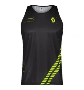 Camiseta de tirantes para hombre Scott RC Run (negro/amarillo)