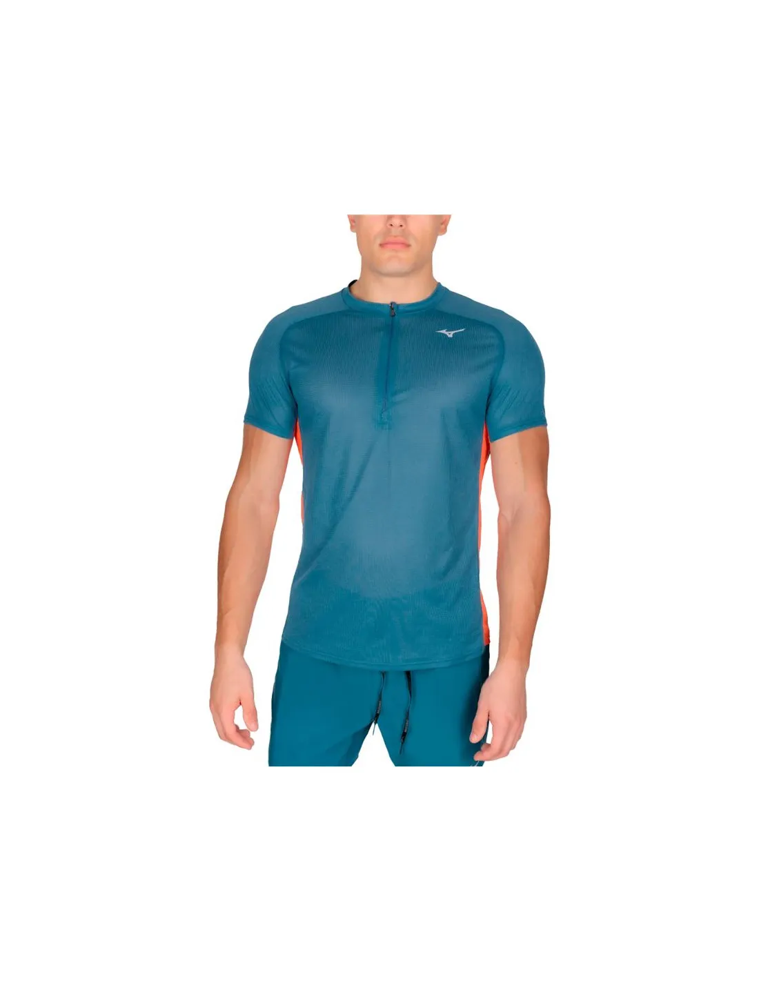 Camiseta de Trail Mizuno Trail Daf Half Zip Azul Hombre