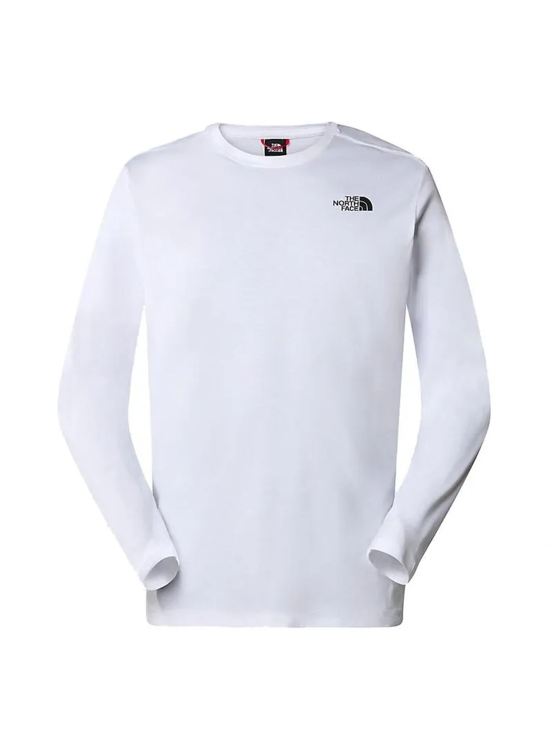 Camiseta  Hombre TNF Red Box Blanca Negra