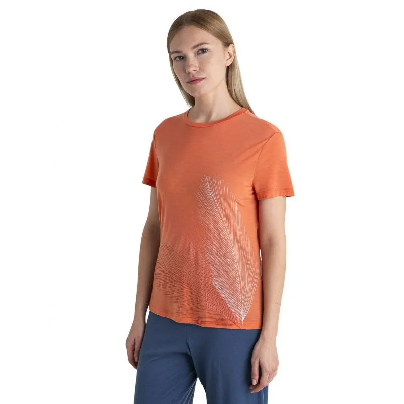 Camiseta Icebreaker Women Merino Core SS Tee Plume (EMBER)