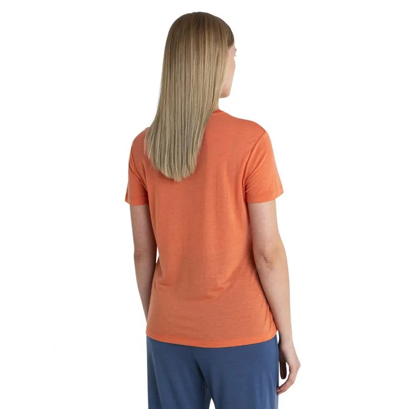 Camiseta Icebreaker Women Merino Core SS Tee Plume (EMBER)