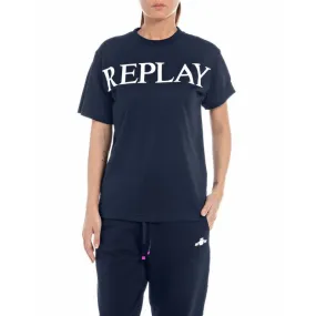 Camiseta Manga Corta Para Mujer Replay