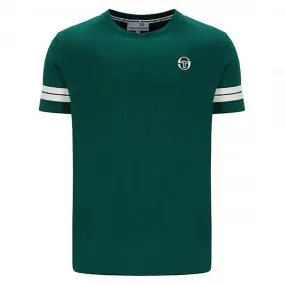 Camiseta Sergio Tacchini Grello Cuello Redondo para hombre Evergreen STM18376