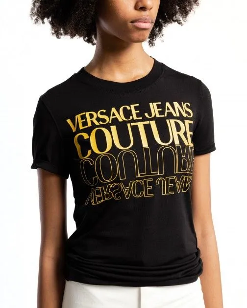 Camiseta Versace Jeans Couture 76HAHC00 Negro