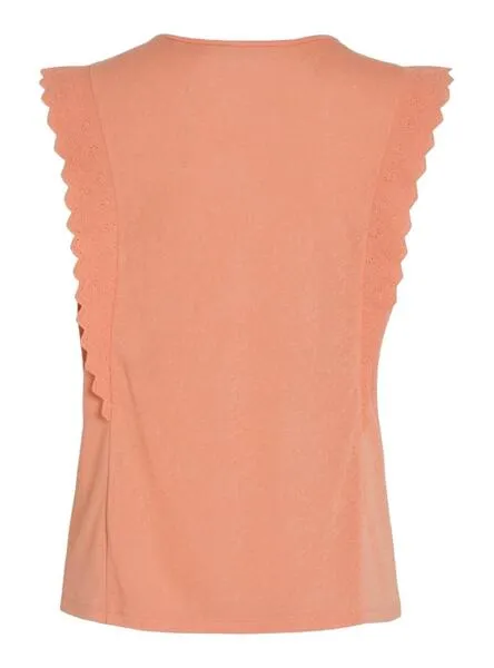 Camiseta Vila Vimosa Coral Para Mujer