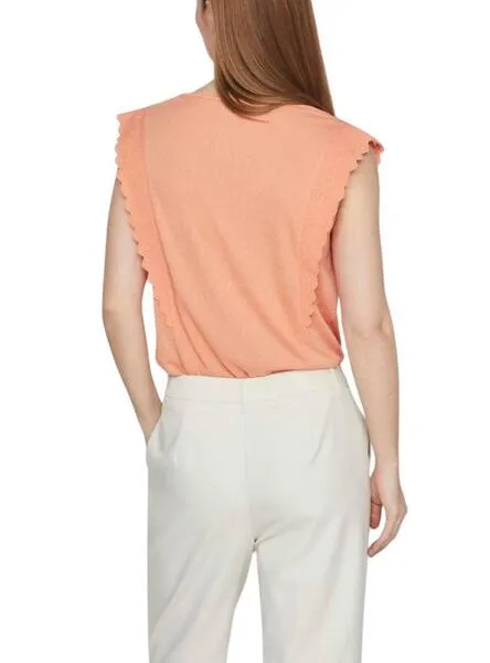 Camiseta Vila Vimosa Coral Para Mujer