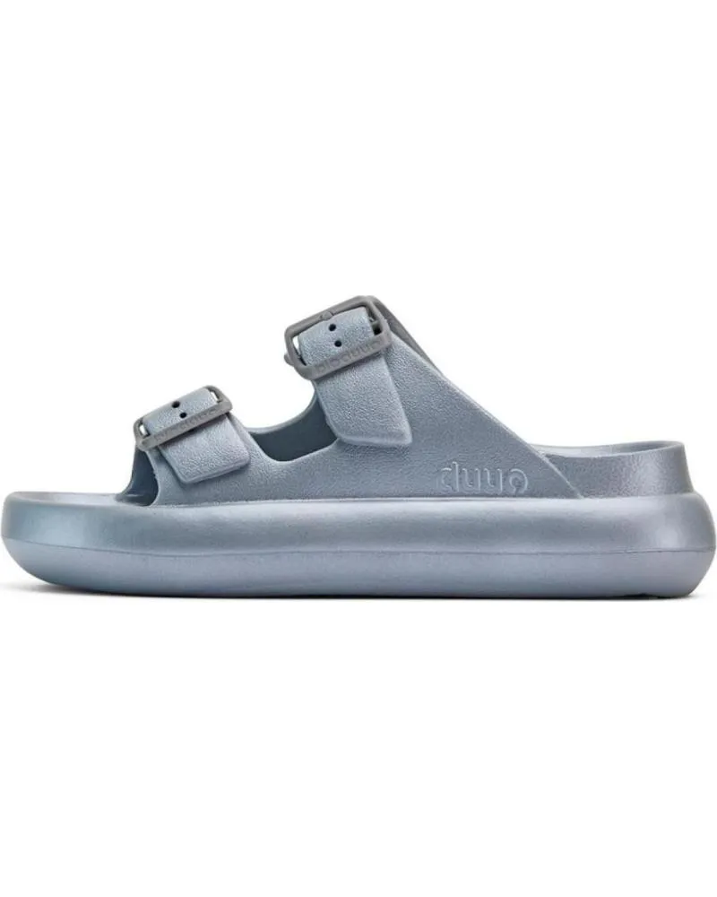 Chanclas DUUO  de Mujer y Niña ZAPATILLAS--EVA CURVI METALLIC 10-D891010  GRIS