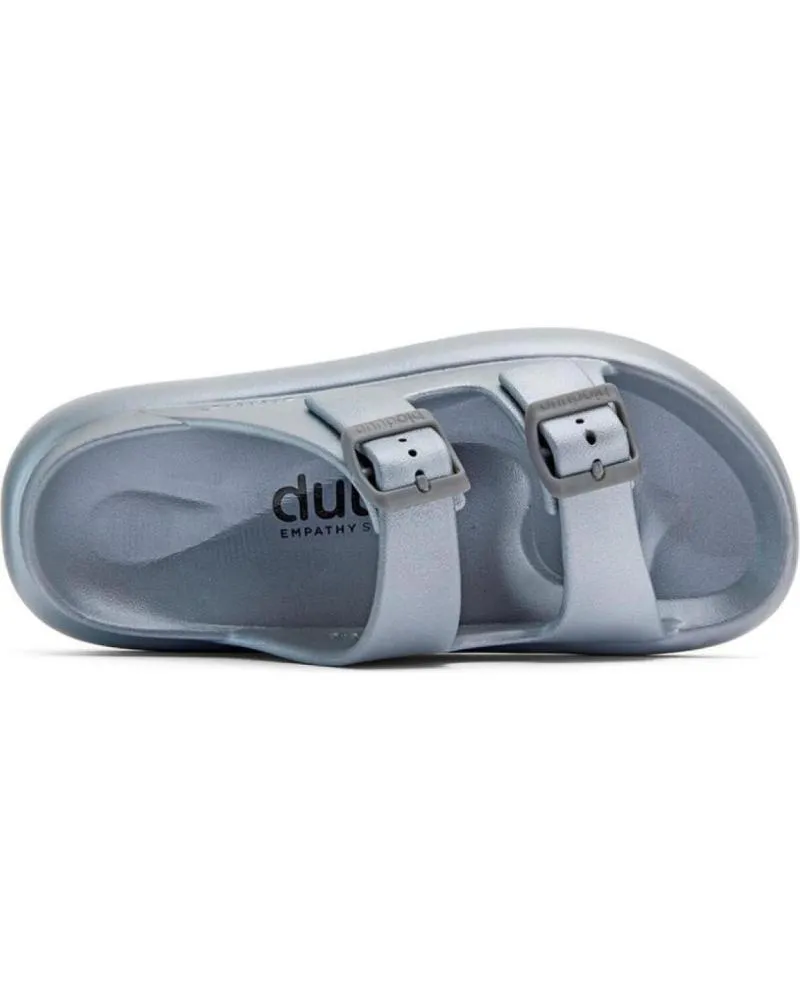 Chanclas DUUO  de Mujer y Niña ZAPATILLAS--EVA CURVI METALLIC 10-D891010  GRIS