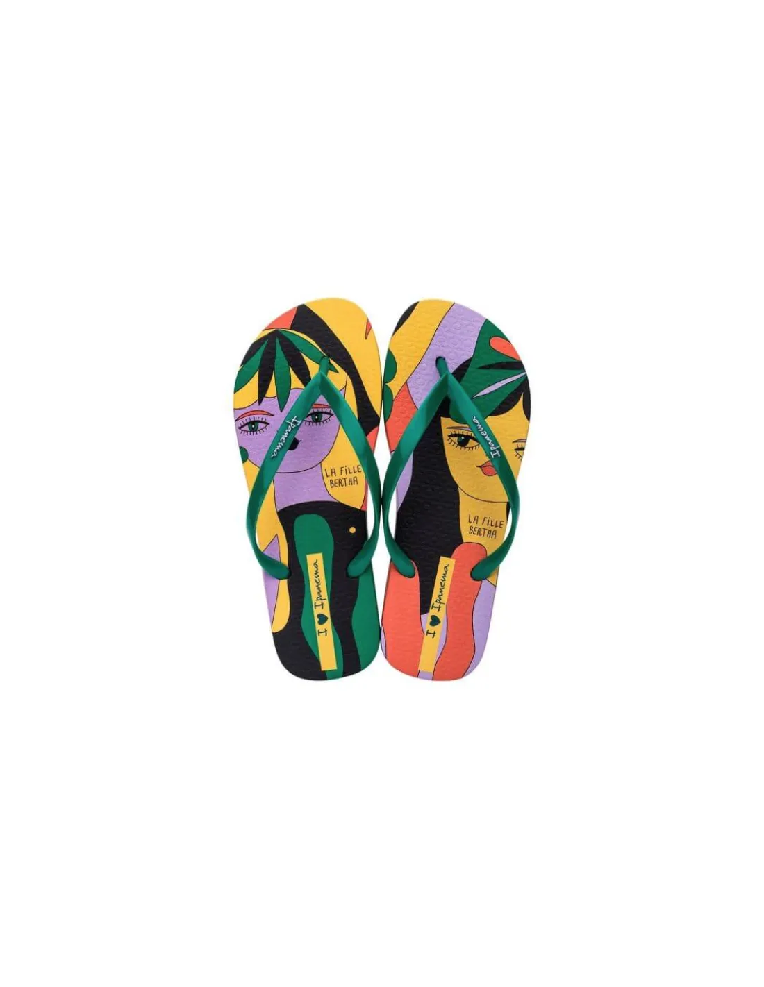 Chanclas Ipanema Mujer Graffiti Lila Green