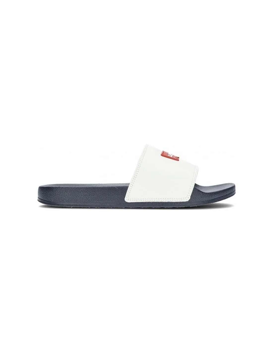 Chanclas Levis June Batwing Patch Hombre Blanco