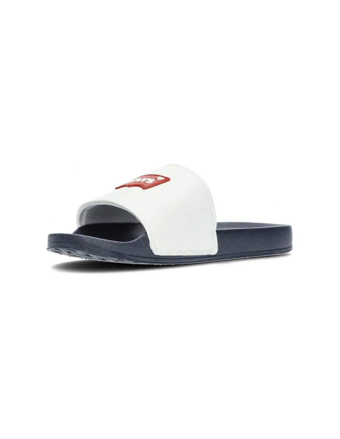 Chanclas Levis June Batwing Patch Hombre Blanco