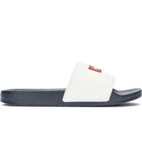 Chanclas Levis June Batwing Patch Hombre Blanco