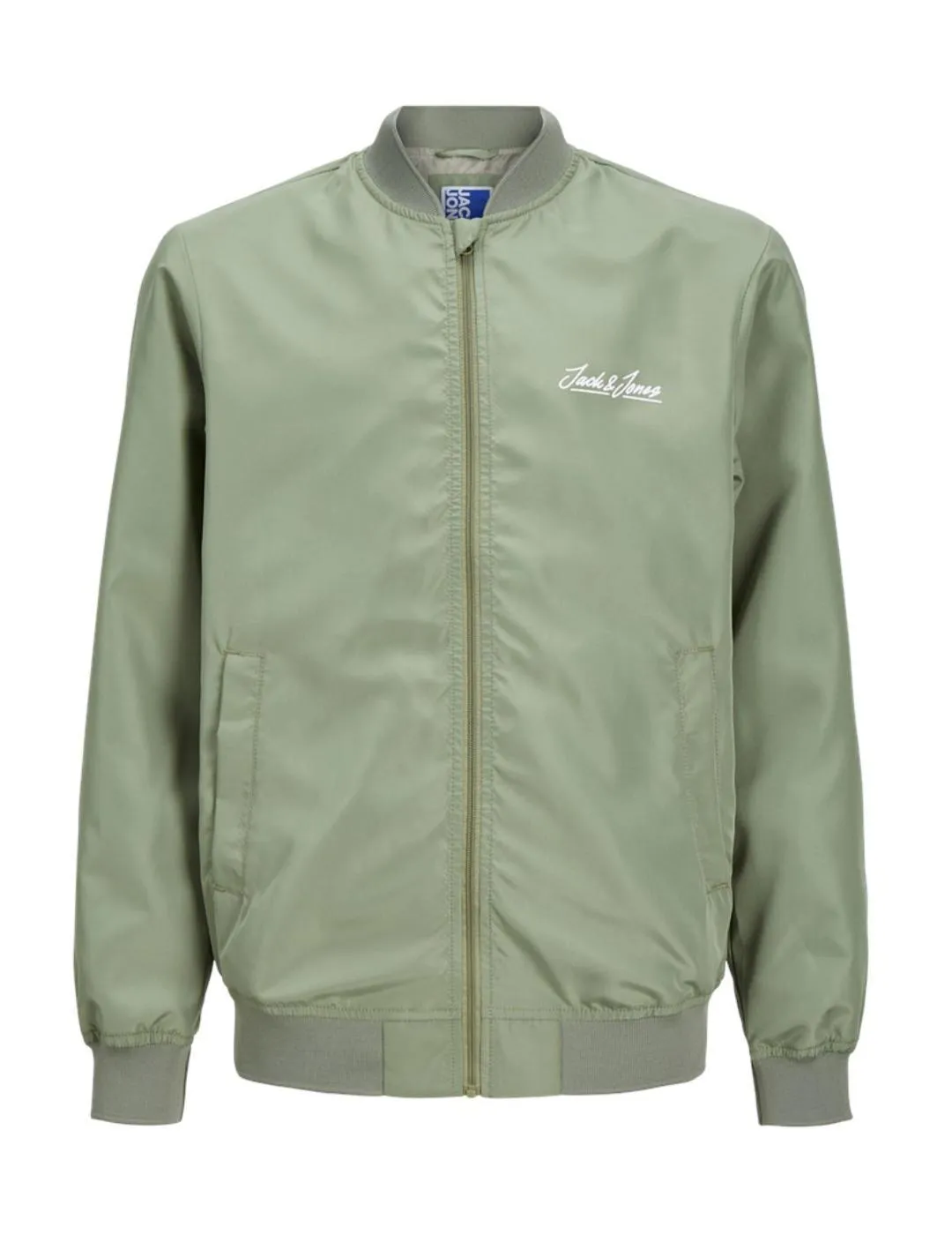 Chaqueta bomber Jack&Jones Junior Oliver verde para niño