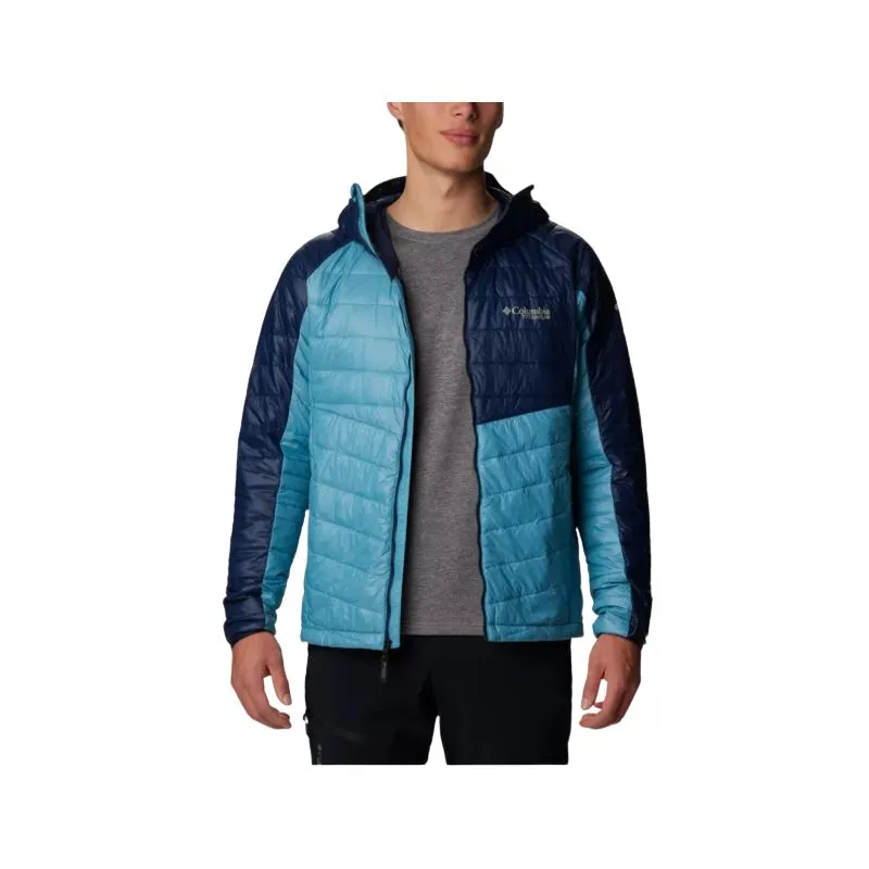 Chaqueta con capucha para hombre Columbia Platinum Peak (Azul)