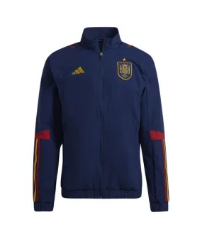 Chaqueta de fútbol adidas España Travel azul Hombre