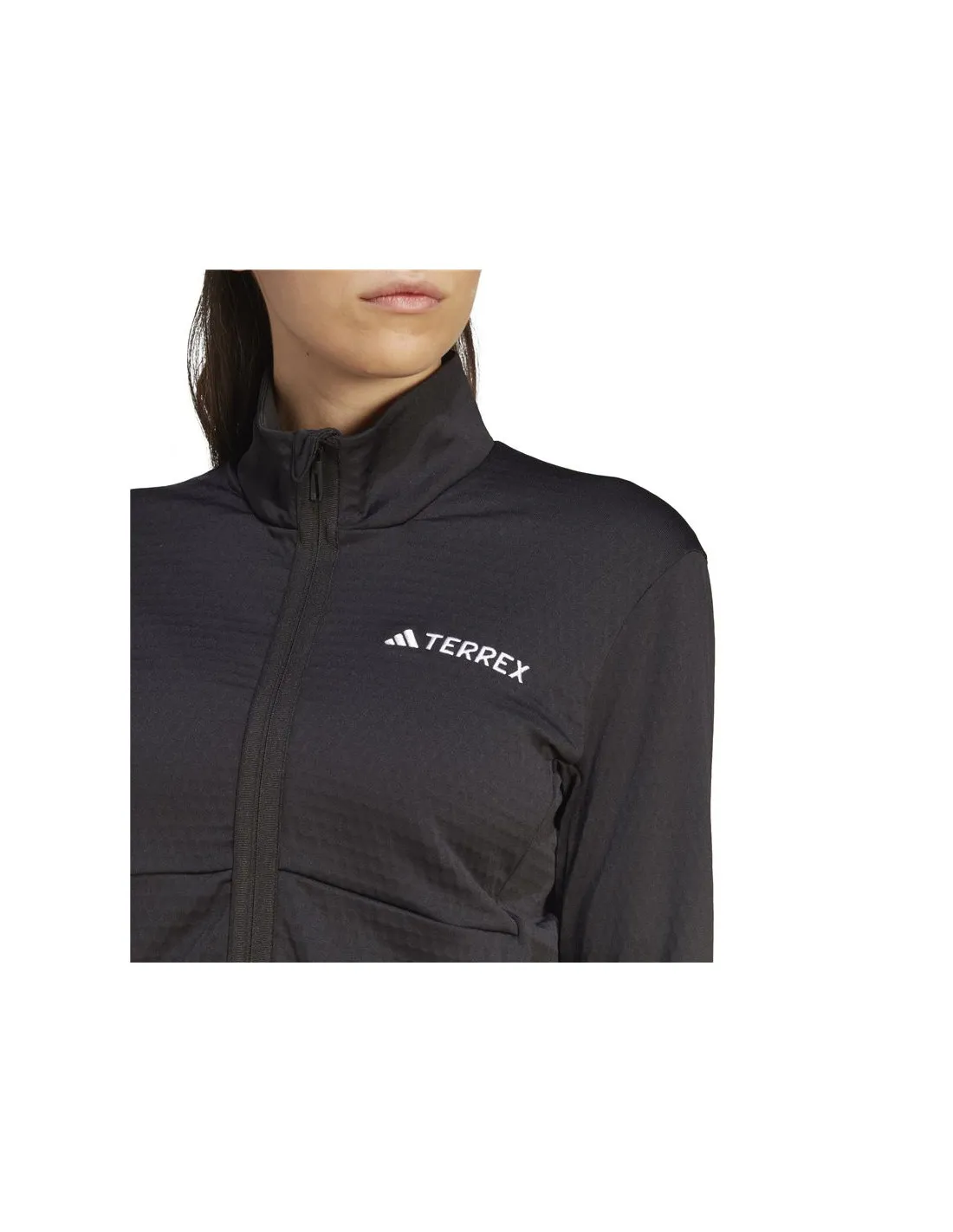 Chaqueta de Montaña adidas Terrex Multi Light Fleece Mujer Negro